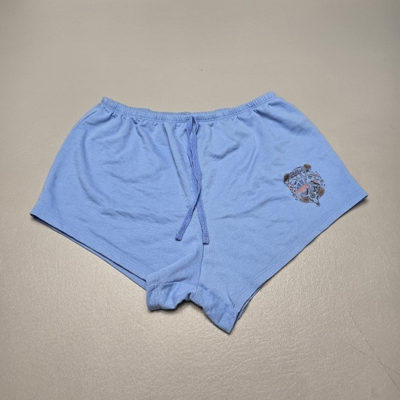 weekend soul blue country festival high rise lounge shorts women's size M - Picture 8 of 8